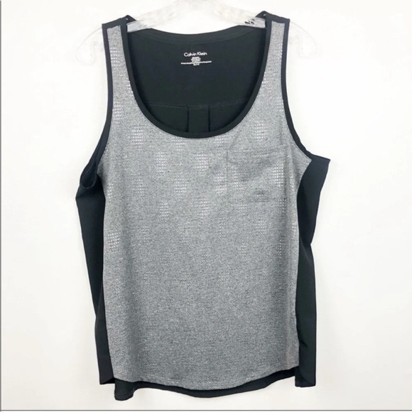 Calvin Klein Tops - 3 for $10 🛍️ Calvin Klein & Silver Studded Flowy Tank Top Sleeveless Blouse